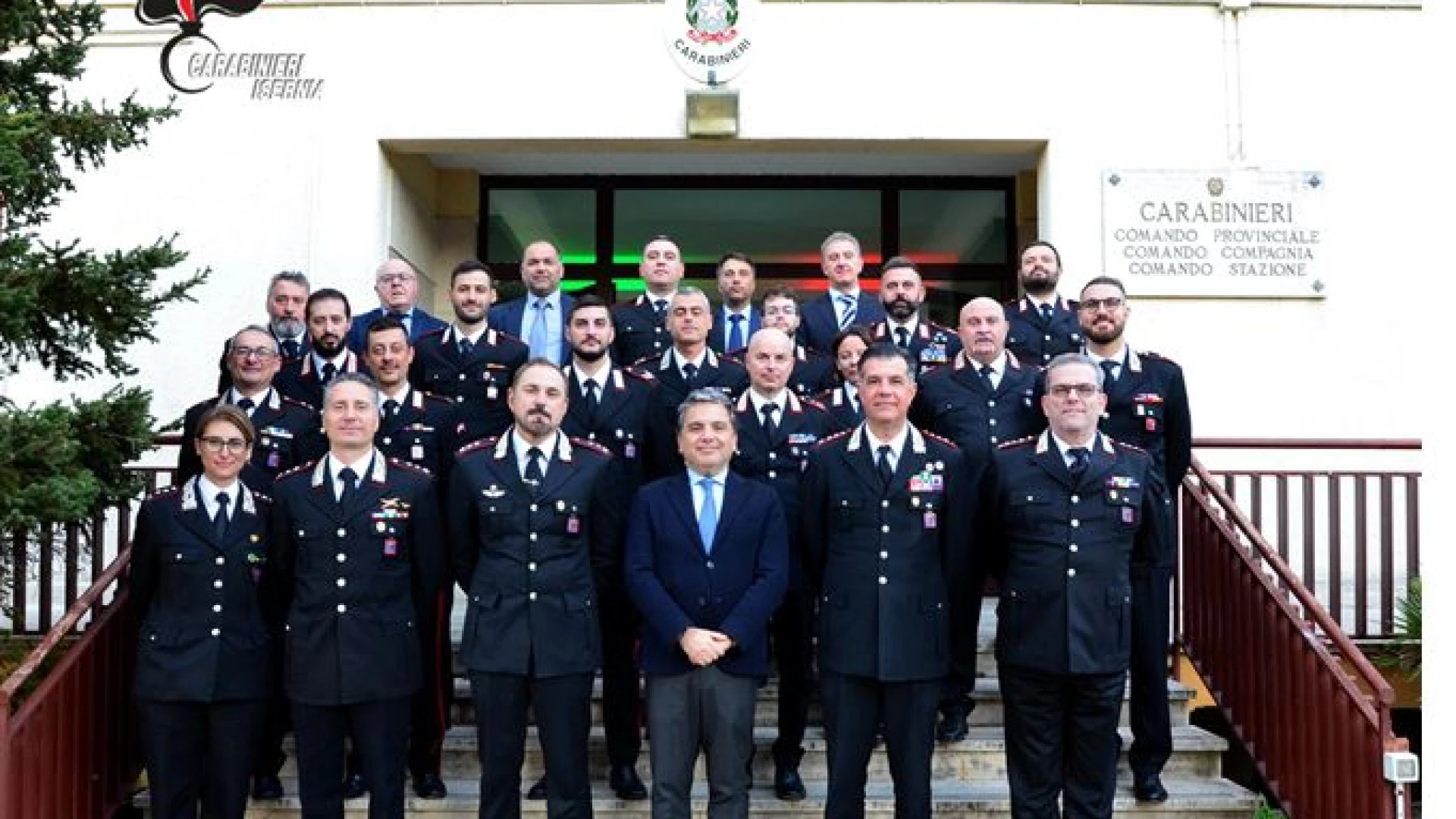 Isernia: il Prefetto Montella ha fatto visita al Comando Provinciale dei Carabinieri.